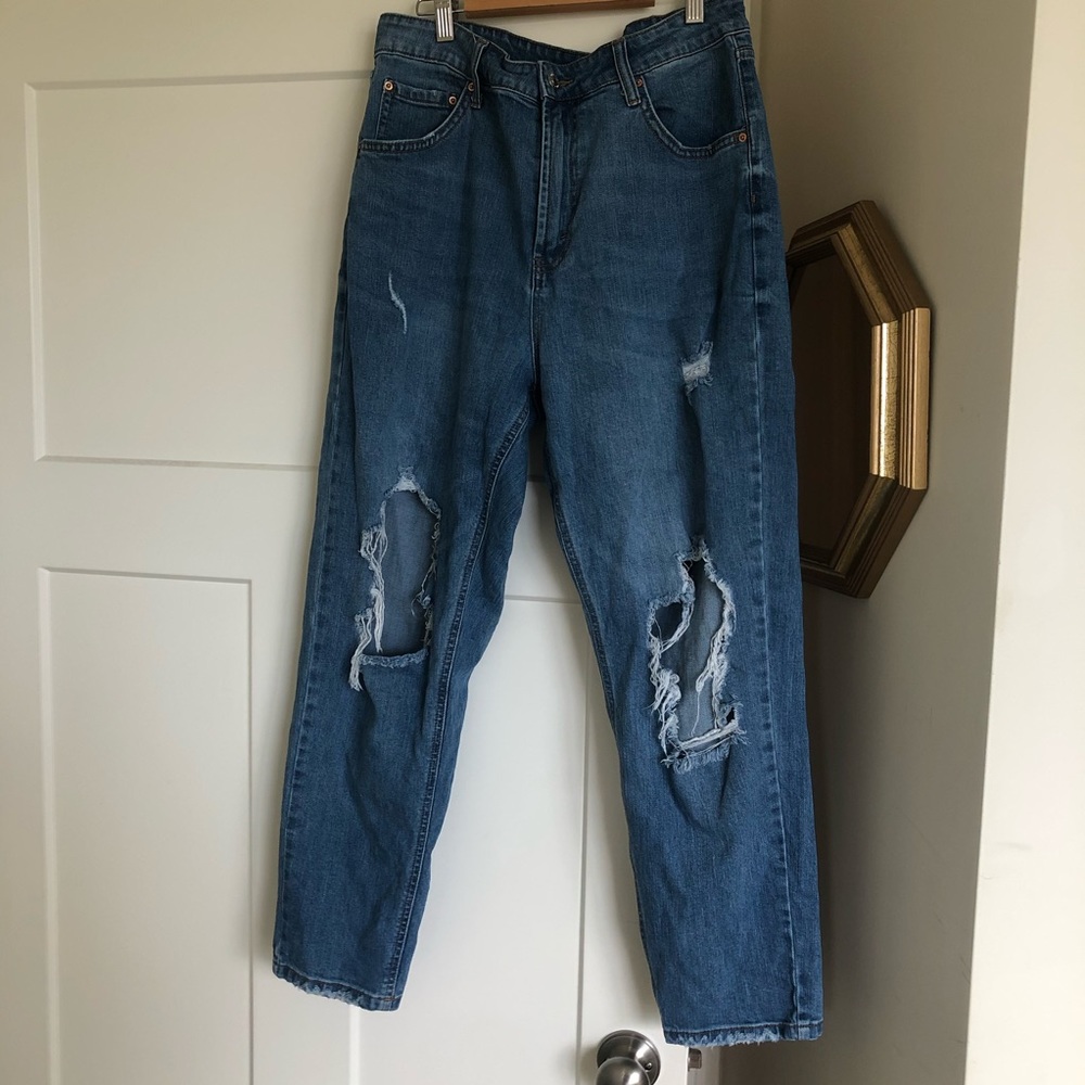 High-Waisted Mom Jeans